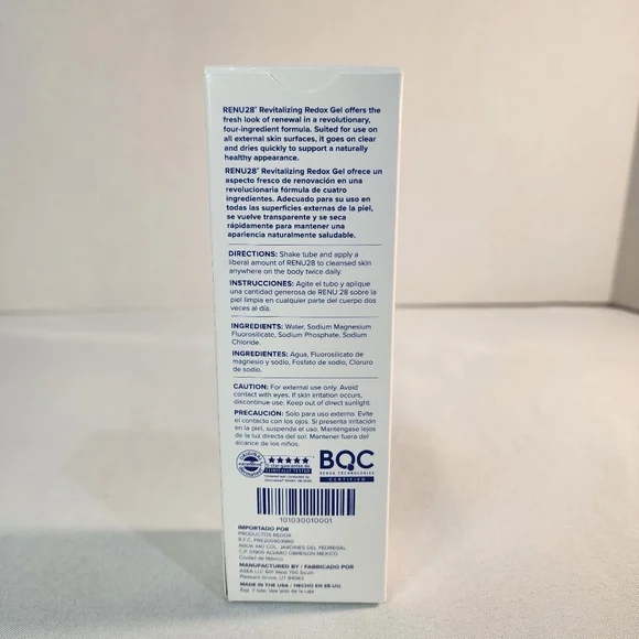 ASEA RENU 28 Revitalizing Redox Gel 3oz/90 mL Expires08/27 Lot# 1210